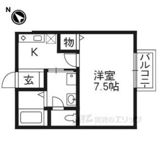 ノースヴィレッジ3【2階】の間取り
