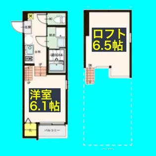 Loft11名駅西【2階】の間取り