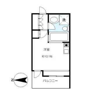 ジョイテル初台【3階】の間取り