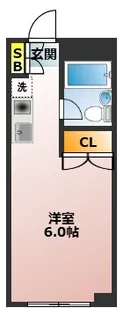 ラヴァリエール【1階】の間取り
