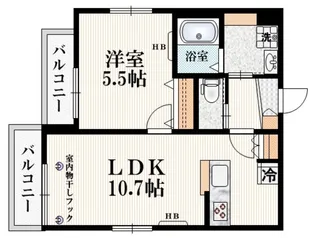 Lumius【2階】の間取り