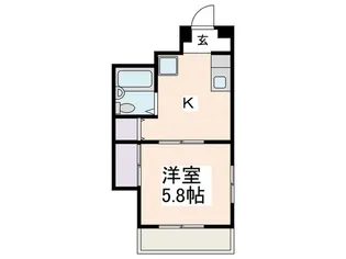 プラーズ市ヶ尾【2階】の間取り