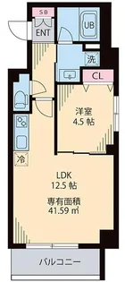 Recolte ville 高円寺【3階】の間取り