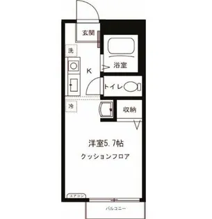 ウィスタリア【1階】の間取り