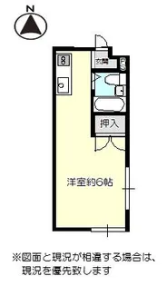 コーポカプチーノB棟【2階】の間取り