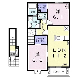 サクラヒルズ【2階】の間取り