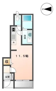 マイ ブルーム【1階】の間取り