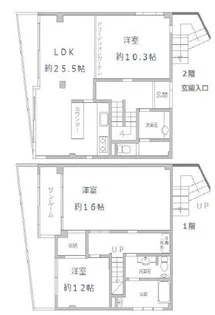 ビューテラス小日向の間取り