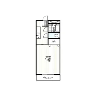 ジュネスオクラバ B【1階】の間取り