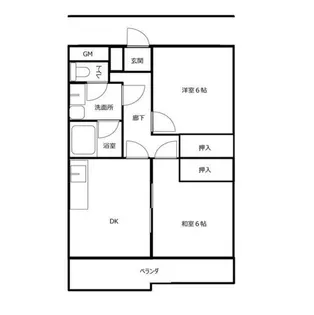 エコーバレー東戸塚【3階】の間取り