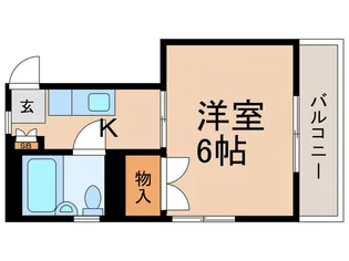 パピヨン若宮の間取り