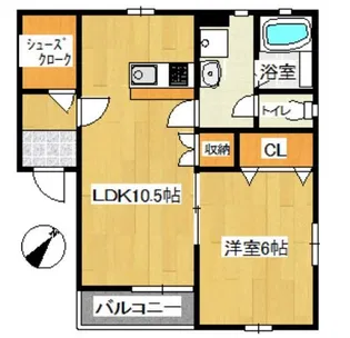 ラコリーヌBの間取り
