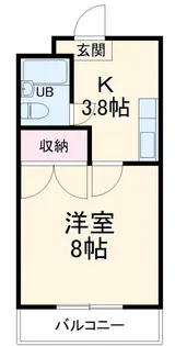 パレドゥユー【1階】の間取り