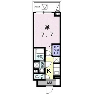ウエスト シックス【3階】の間取り