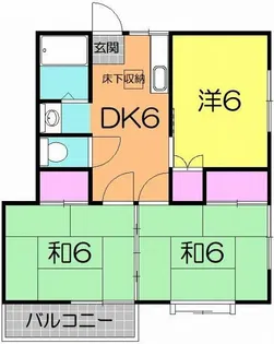 ファミール泉崎B【2階】の間取り
