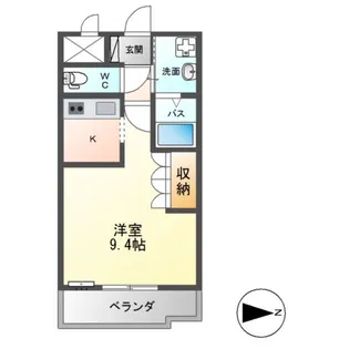 グリーングラス【2階】の間取り