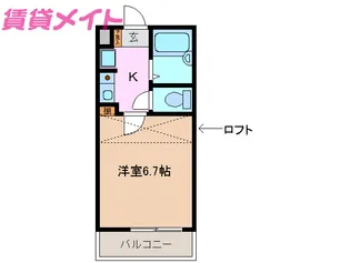 ビバリードリーム小杉【1階】の間取り
