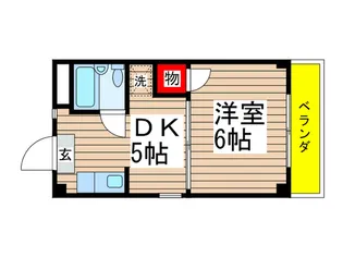 リエス南花園【2階】の間取り