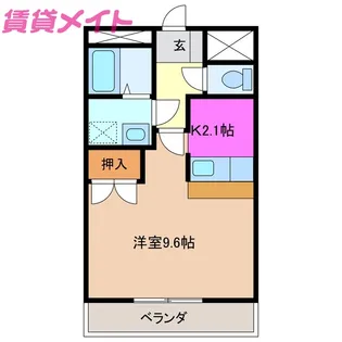 エクセル大安【1階】の間取り