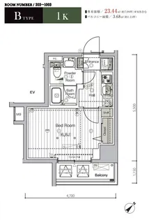 西川口マンション【2階】の間取り