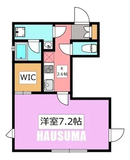 ヒルズコート白山【1階】の間取り