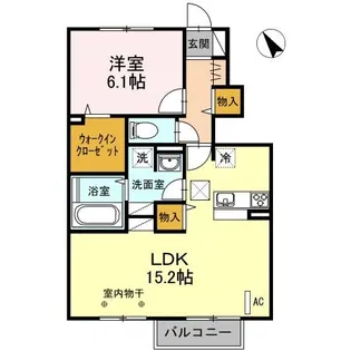 パストラル B【1階】の間取り