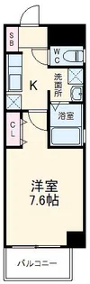 コートデリヴィエール上飯田【5階】の間取り