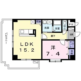 エスタシオン【3階】の間取り