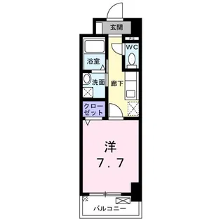 エリタージュK2【1階】の間取り