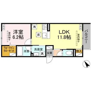 D-Luminare B【1階】の間取り