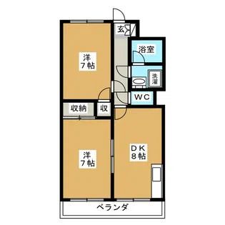 アルメリア【2階】の間取り