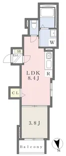 (仮称)F asecia anela【3階】の間取り