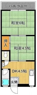 マンション太平2号館【5階】の間取り