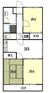 長崎県長崎市田上4【マンション】の間取り