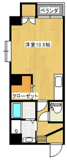 Zero西田【1階】の間取り