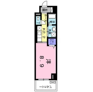 ソワ・リヴィエール【4階】の間取り