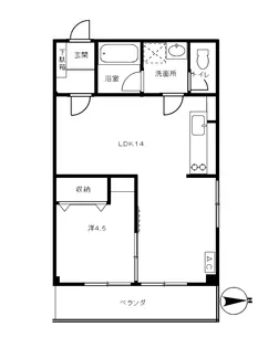 セントラル小手指【2階】の間取り