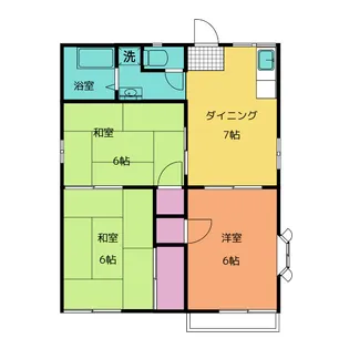 ハイツ小金原【2階】の間取り