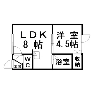 コーポOTK【2階】の間取り