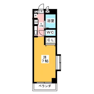 ウエスタンビル【3階】の間取り