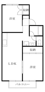 徳島県徳島市北沖洲2【アパート】の間取り