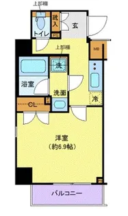 ガリシア用賀【6階】の間取り