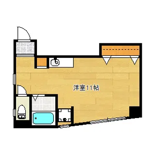 IT唐人町【5階】の間取り