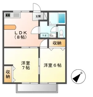 ブレッシングビューティー【2階】の間取り