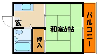大蔵ハイユニ【2階】の間取り
