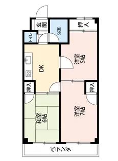 レスポワール仁井田【2階】の間取り