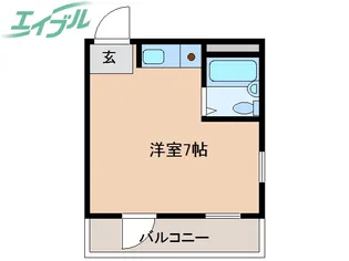シティライフ四日市【7階】の間取り