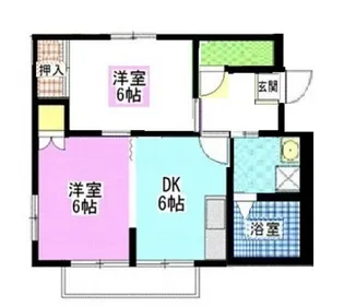 サンフラワー D【2階】の間取り