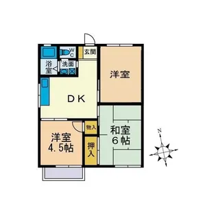 第3コーポたかはし【2階】の間取り