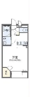 レオネクストリバー【1階】の間取り